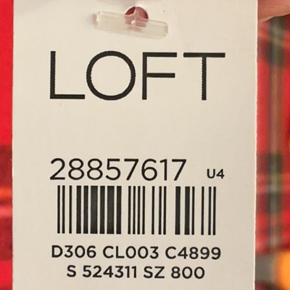 NWT Ann Taylor LOFT Pink Rose Floral Print Wool Blend Sweater Large - Picture 8 of 8